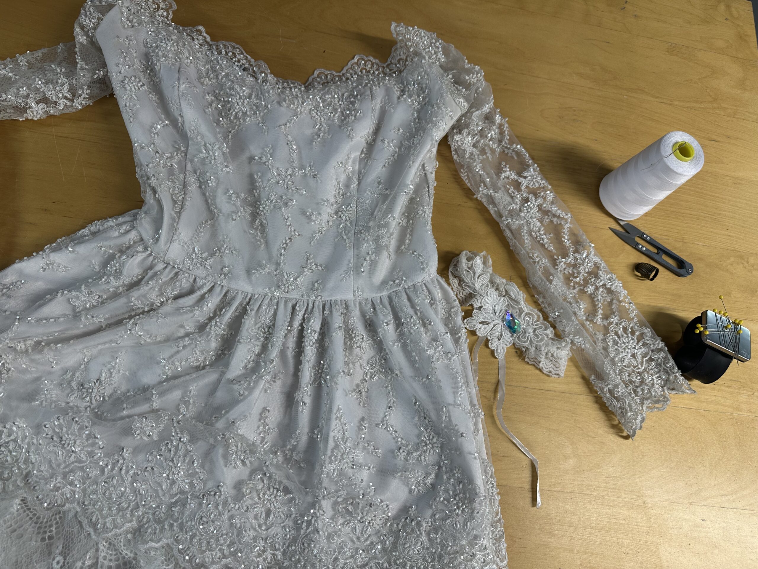 wedding dress alteration